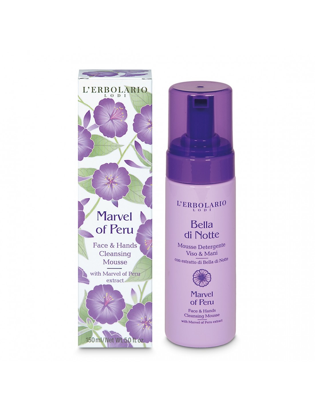 Mousse Nettoyante Visage & Mains Bella di Notte - Merveille du Pérou