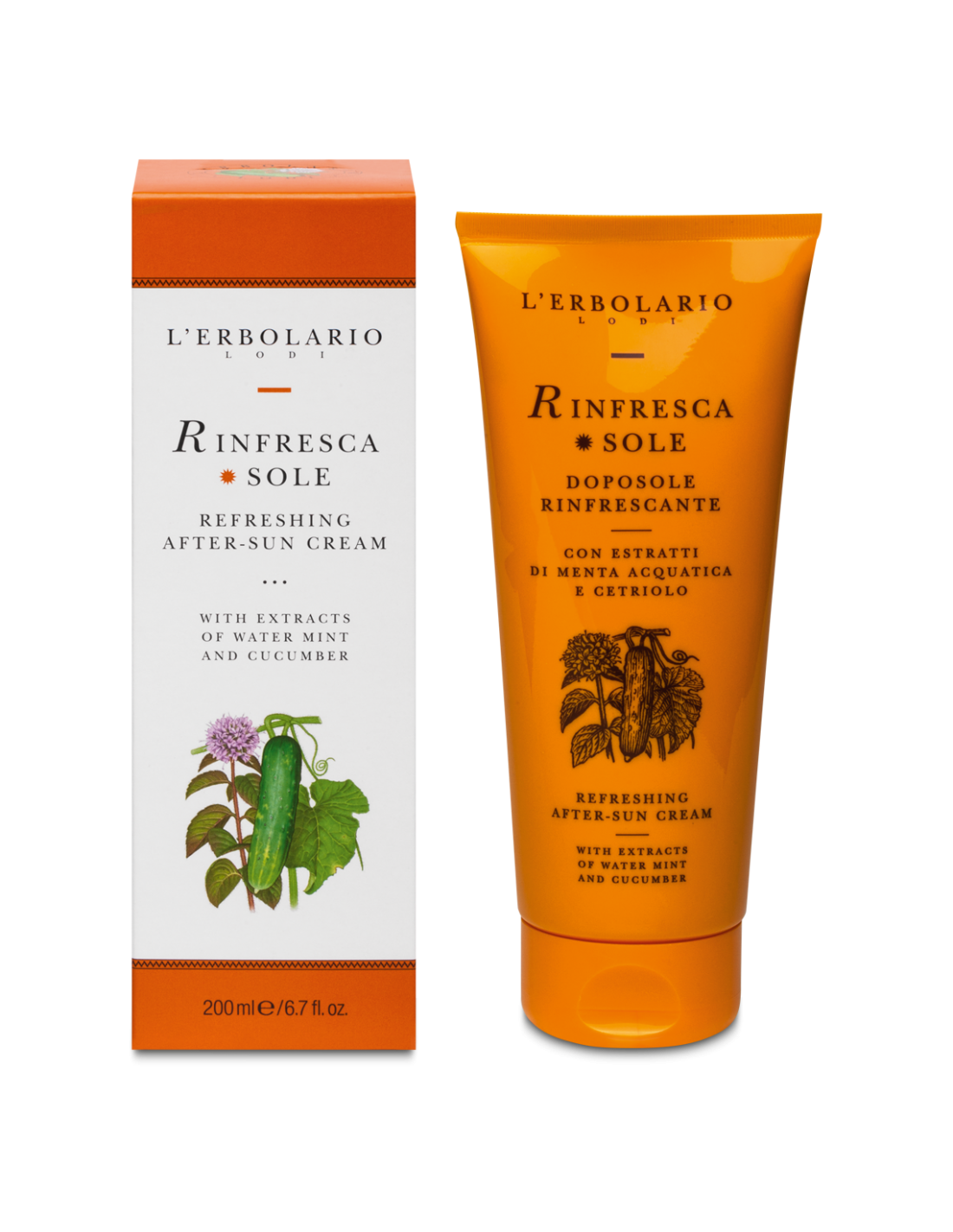 Crème après-soleil rafraîchissante