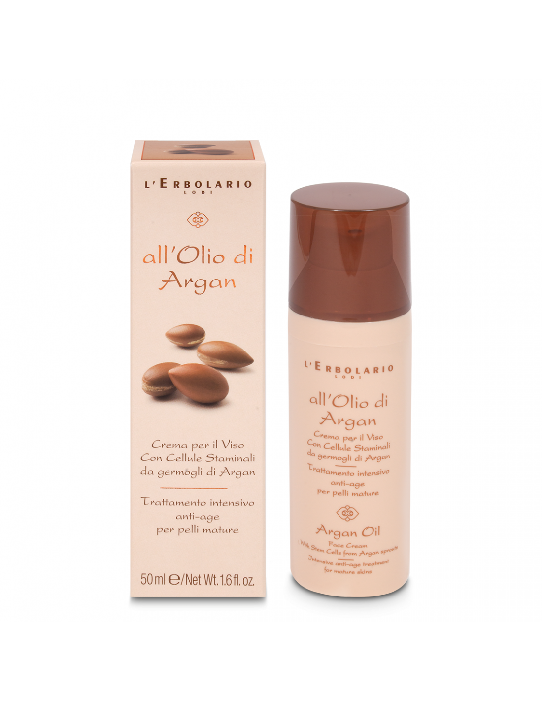 Crème visage anti-âge à l'huile d'argan