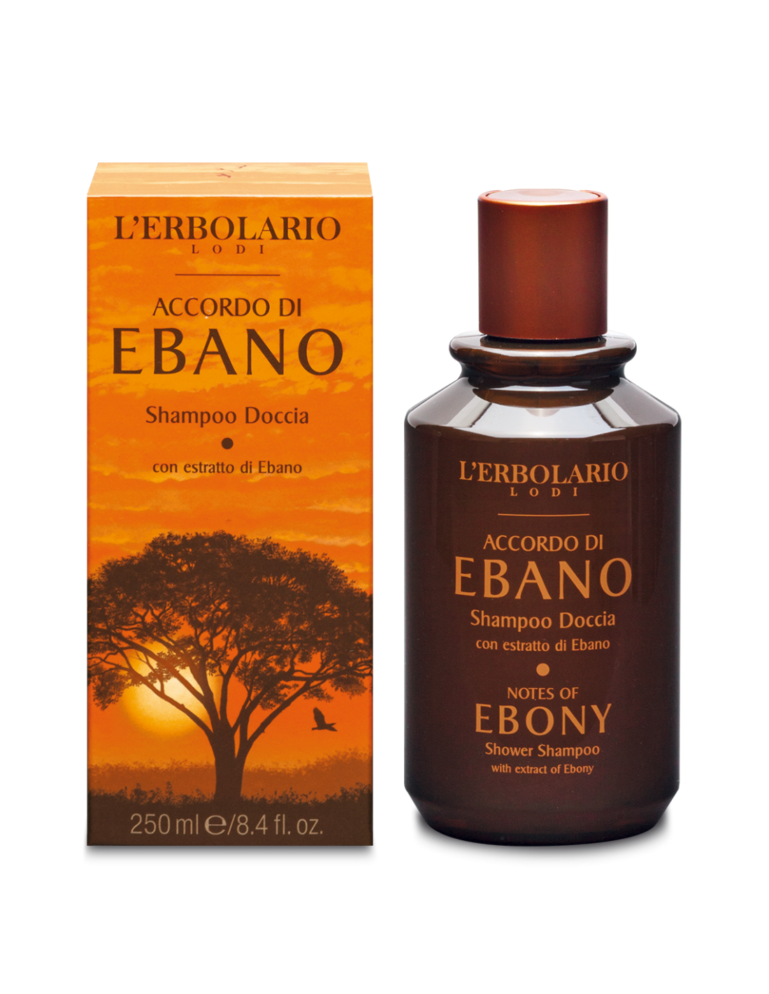 Shampoing gel douche Ebony