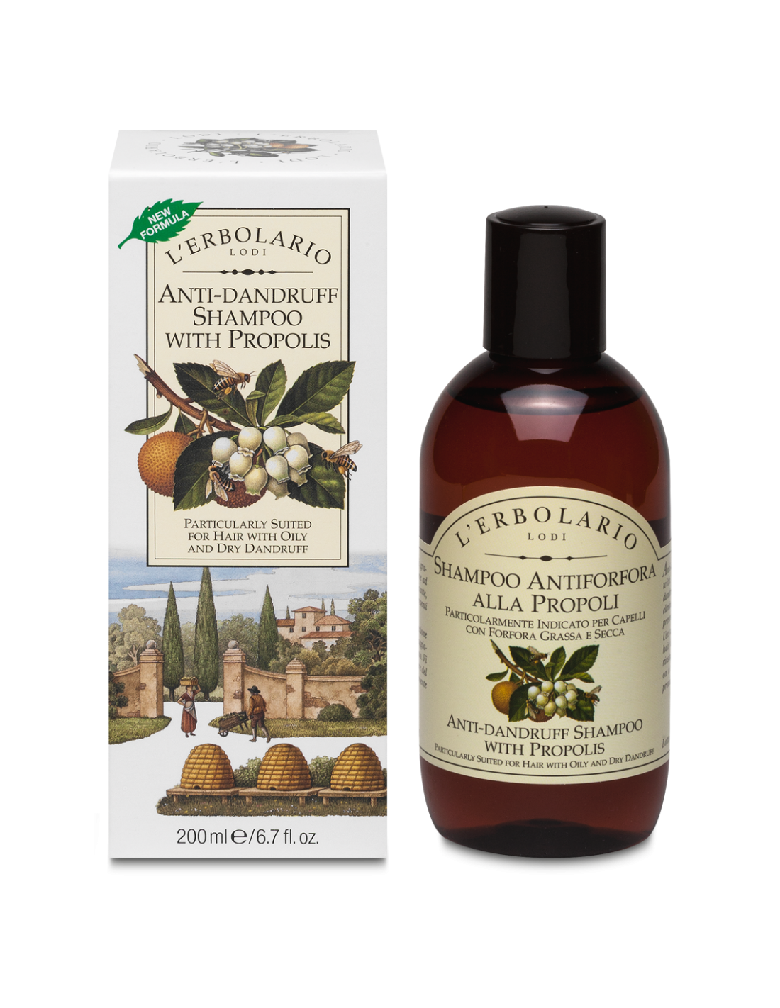 Shampooing antipelliculaire à la propolis