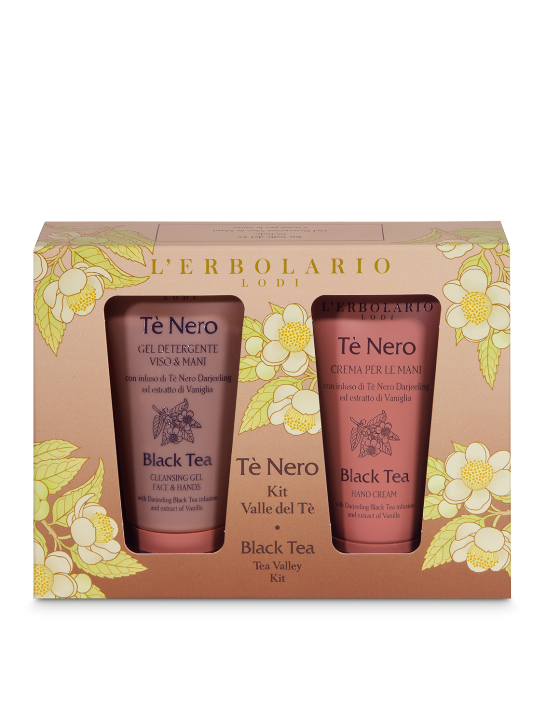 Kit Nettoyant visage et Crème mains au Thé noir